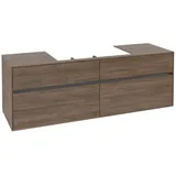 Villeroy & Boch Collaro Waschbeckenunterschrank 160 x 55 cm Arizona Oak