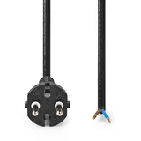 Nedis Staubsauger Netzkabel |0.70 m CEE 7/17 250 V AC 16 A Schwarz PVC