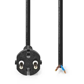 Nedis Staubsauger Netzkabel |0.70 m CEE 7/17 250 V AC 16 A Schwarz PVC