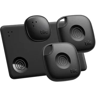 Tile by Life360 Essentials (2024) – Bluetooth-Tracker & Gegenstandsfinder für Schlüssel, Geldbörsen, Fernbedienungen & mehr. Finden Sie Ihre Sachen. iOS- & Android-kompatibel. 4er-Pack