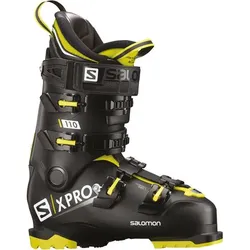 SALOMON Herren Skischuhe "X Pro 110", Schwarz/Gelb, 25,5