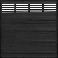 Andrewex Sichtschutzelement 180 x 180 cm Holz/Anthrazit