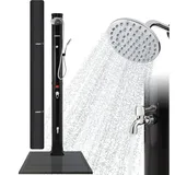 40 l Solardusche Pooldusche Camping Gartendusche Außendusche Regendusche - Arebos