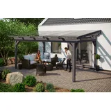 SKANHOLZ Sanremo 541 x 400 cm Fichtenholz schiefergrau