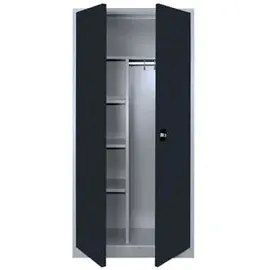 Classix Putzmittelschrank 92 x 42 x 194,5 cm Anthrazit/Lichtgrau