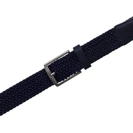 Mustang Stretchgürtel Materialmix 3,5 cm blau 100