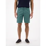 Lerros Chinoshorts LERROS "Kurze Chino aus leichtem Baumwollmix", Herren, Gr. 34, soft teal, 74% Baumwolle, 24% Polyester, 2% Elasthan, Hosen Chinoshorts