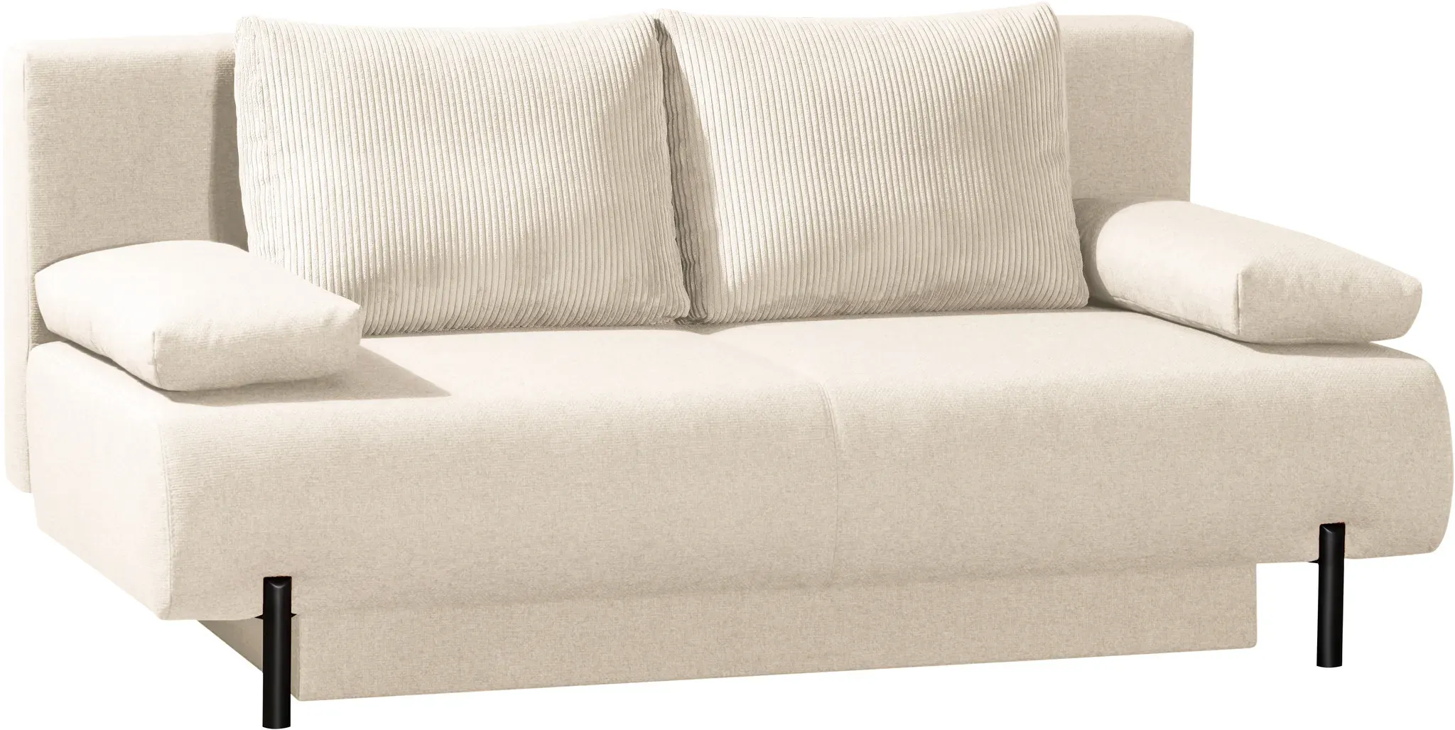 Restyl Schlafsofa FLASH ca. 140x195cm in Stoff natur/Cord natur