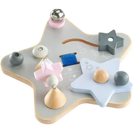 Selecta 64029 Sternchenspiel, Mobiles Erlebnisbrett, aus Holz, 19 cm,
