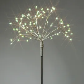 MARELIDA LED Solarstab Feuerwerk Gartendeko Gartenstecker 80cm Lichtsensor ...