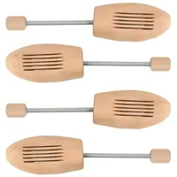 VidaXL Schuhspanner 2 Paar 35-38 Massivholz Lotus