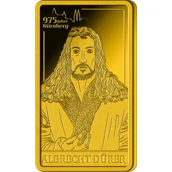 Die Gold-Gedenkbarren-Jubiläumsedition 975 Jahre Nürnberg