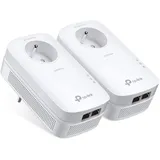 TP-Link TL Adapter-Set CPL CPL, TL-PA9025P KIT(FR), Weiß, 2000 Mbit/s), Powerline, Weiss