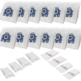 12 Beutel Und 8 Filter Für Staubsauger, Kompatibel Mit Hyclean Miele Gn 3d 10408410, Classic C1 Effizienz