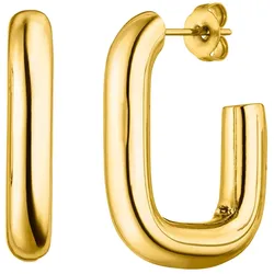 Paar Creolen PURELEI "Schmuck Geschenk Hula Ohrringe, 2110-Earring-Hula", gold (gelbgoldfarben), Ohrringe, Damen, Edelstahl