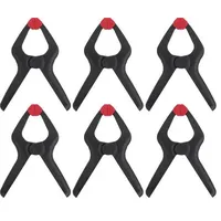 TOOLCRAFT Federzwinge Kunststoff 85 mm schwarz