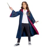 Metamorph Zauberer-Kostüm Fantastische Tierwesen - Gryffindor Deluxe Robe fü, Die dunkelblaue Hogwarts-Robe der Harry Potter-Welt blau