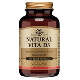 SOLGAR Natural Vita D3 - Vitamin D Supplement 100 Pearls