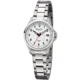 REGENT Damen Armbanduhr Analog silber URBA786 -
