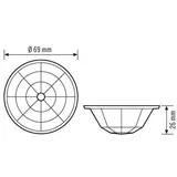 ESYLUX EB10423505 Abdeckung