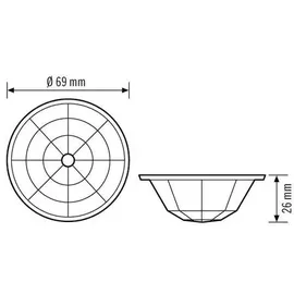ESYLUX EB10423505 Abdeckung