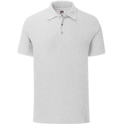 Fruit of the Loom Iconic Polo Shirt in versch. Farben und Größen, graumeliert, XL