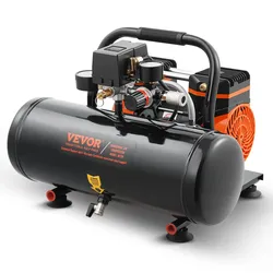VEVOR Kompressor 8L Luftkompressor 120PSI Druckluft 860W Flüsterkompressor