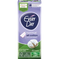 EveryDay All Cotton Slipeinlagen Normal, 100% Baumwolle, 20 Stück