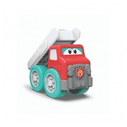 bbJunior Spielzeug-Auto BB Junior Drive' n Rock - Feuerwehrauto mit Piano rot