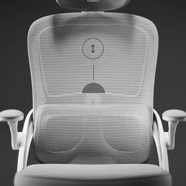 Diablo Chairs V-Light Netzstoff Hellgrau