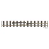 Gleis Elite Dreischienengleis Gleiswechsel H0-H0e links/rechts 228mm