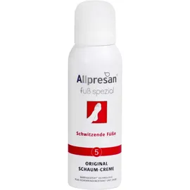 Allpresan Fuß Spezial gegen Schweißbildung Schaum-Creme 125 ml