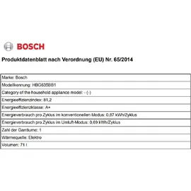 Bosch HBG635BB1