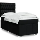 vidaXL Boxspringbett 140 x 200 cm Schwarz