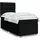 vidaXL Boxspringbett 140 x 200 cm Schwarz