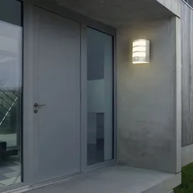 Briloner - Wandlampe Akku, Außenleuchte, Außenbeleuchtung Bewegungsmelder, Dämmerungssensor,