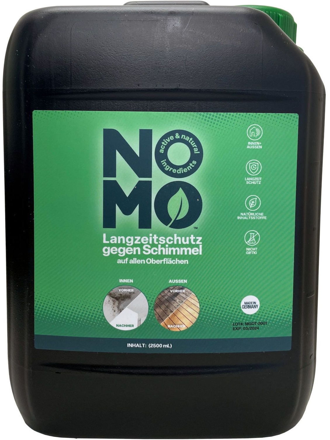 Nomo Natürlicher Langzeitschutz gegen Schimmel Lösung für einen Vernebler 2,5 l