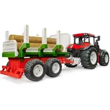 Bruder ROADMAX Traktor mit Rückeanhänger