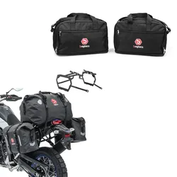 Set: Satteltaschen Set WP8 passend für BMW R 1200 GS 04-12 mit Hecktasche und Kofferträger Bagtecs + Alukoffer Innentaschen passend für BMW R 1250 / 1200 GS / Adventure 04-21 Koffer Taschen Bagtecs MS1