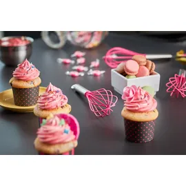 Rösle Schneebesen Pink Charity Edition, Edelstahl 18/10, Silikon pink, B:6,5cm H:6,5cm,