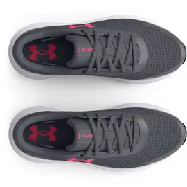 Under Armour Surge 3 Damen pitch gray/white/cerise 44,5