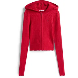 Tommy Hilfiger Strickjacke in Ruby Rhubarb M