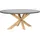 Beliani Gartentisch 190 x 100 x 75 cm Grau/Bronze