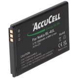 AccuCell Li-ion-Akku passend für den Nokia Akku BL-4UL und Nokia Lumia 225, Asha 225 sowie alle baugleichen