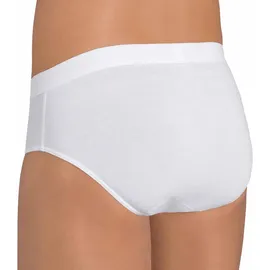 SLOGGI Herren Slips, Multipack - 24/7 Midi, Unterwäsche, Unterhose, Baumwolle, Logo, einfarbig Weiß L