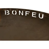 BonFeu BonBowl Plus Feuerschale 80 cm - Feuerschalen für den Garten - Feuerstelle Outdoor & Feuertonne - Feuerschale mit opt. Grillrost aus hochwe...