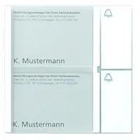 Siedle Gegensprechanlage, Klingelmodul 1+n-System 2RT weiß 99 x 99