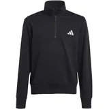 Adidas Unisex Kinder Essentials Half-Zip, Black/White, 13-14 Years
