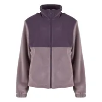 URBAN CLASSICS Double Polarfleece Jacke Purple Night / Faded