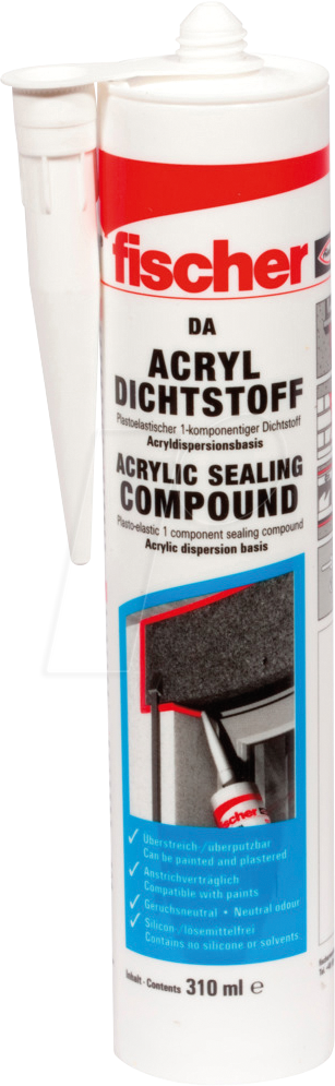 FD 053110 - Acryldichtstoff DA 310 weiß, 310 ml